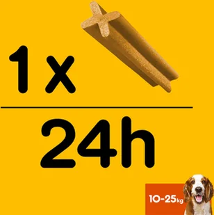 Pedigree PEDIGREE DentaStix średnie rasy) przysmak dentystyczny dla psów 3 szt 77g 40484-uniw - Przysmaki dla psów - miniaturka - grafika 5