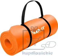 Maty do jogi - Movit Mata piankowa do jogi i gimnastyki 190 x 60 x 1,5 pomarańczowa - miniaturka - grafika 1