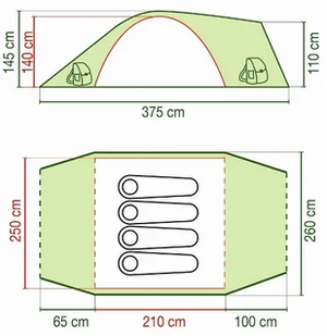 Coleman Namiot Rock Springs 4 - Namioty - miniaturka - grafika 3