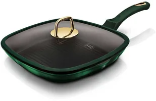 Berlinger Haus Lumarko Patelnia Tytanowa Grillowa 28cm Bh-6051 Emerald BH-6051 Kinghoff - Patelnie - miniaturka - grafika 2