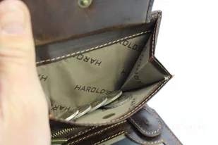 Harolds HAROLD'S Portfel Męski Duży Pionowy Bez Zapięcia Skóra Naturalna 5543 - Portfele - miniaturka - grafika 6