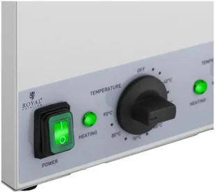 Royal Catering Podgrzewacz do sosów 2 x 1 l dolny panel sterowania RCSW-16 - Piece, kotły  i płyty grzejne gastronomiczne - miniaturka - grafika 2