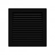 Kratki wentylacyjne - Parkanex airRoxy wentylacyjna skośna z siatką 14x14 czarna/grafit AirRoxy 0945 02-339 - miniaturka - grafika 1