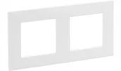Klawisze i ramki - NILOE Step Ramka podwójna biała Legrand - miniaturka - grafika 1