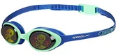 Pływanie - Speedo Illusion okulary do pływania Junior niebieski/zielony/Alien Hologram 8-11597C620 - miniaturka - grafika 1