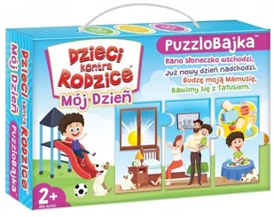 Kangur Dzieci Kontra Rodzice. Puzzlobajka Mój Dzień - Gry planszowe - miniaturka - grafika 2