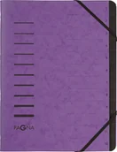 Teczki i skoroszyty - Pagna Teczka 12 Fächer 1-12 aubergine 40059-10 - miniaturka - grafika 1