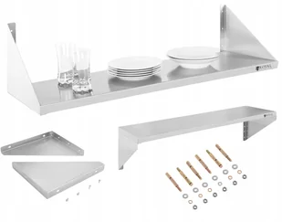 Royal Catering Półka wisząca nierdzewna RCTR-90 300x900mm RCTR-90 RCTR-90 - Meble gastronomiczne - miniaturka - grafika 2