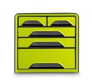 CEP Zestaw 5 szufladek CEP Smoove, czarny/zielony C7213G-15 - Szafki biurowe - miniaturka - grafika 2