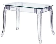 Stoły - D2.Design DESIGN Stół Ghost 80x120cm transparentny - miniaturka - grafika 1