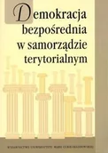 Podręczniki dla szkół wyższych - Demokracja bezpośrednia w samorządzie terytorialnym - miniaturka - grafika 1