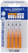 Szczoteczki międzyzębowe - Elgydium Eludril Elgydium szczoteczki międzyzębowe Clinic Mono Compact ISO 3 - pomarańczowa 1,2mm - 4szt. - miniaturka - grafika 1