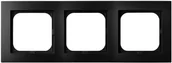 Klawisze i ramki - Ospel Ramka potrójna As czarna R-3G/33 - miniaturka - grafika 1