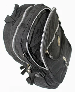 Bag Street Praktyczny Plecak Materiałowy BAG STREET 2216 CZARNY 35 x 26 x 15 cm - Plecaki - miniaturka - grafika 7