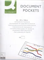 Koszulki na dokumenty - Q-Connect kieszeń samoprzylepna, format A6, 10 sztuk - miniaturka - grafika 1