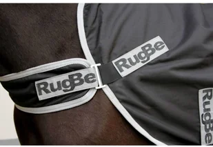 Kerbl Derka treningowa RugBe, 115/125 cm, czarna, 328689 - Derki dla konia - miniaturka - grafika 6