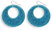 Stroje karnawałowe - Widmann 03525 - błyszczące kolczyki, jeden rozmiar, niebieski 03524 - miniaturka - grafika 1