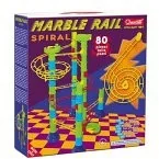 Tory, garaże, parkingi - Quercetti 6558 ball kolei Marble Rail Spiral - miniaturka - grafika 1