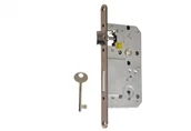 Zamki i wkładki - Assa Abloy Zamek wpuszczany ALFA 72/50 KL cz. 220/18 złoto antyczne (patyna) - miniaturka - grafika 1