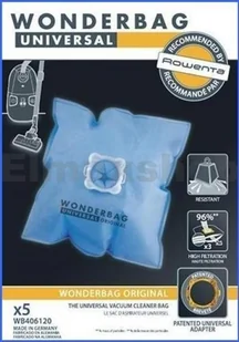 Rowenta Worki do odkurzaczy WB 406120 / 5 szt. / pojemność 6 l / wysoka filtracj - Worki do odkurzaczy - miniaturka - grafika 2