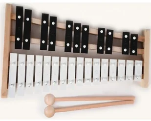 Cymbałki 27 Tonowe Dzwonki Chromatyczne Drewno Kol - Instrumenty muzyczne dla dzieci - miniaturka - grafika 2