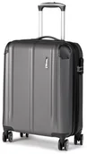 Plecaki - Travelite Mała Twarda Walizka City 73044 -04 Szary - miniaturka - grafika 1