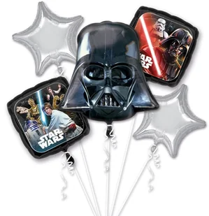 AMSCAN Bukiet balonów foliowych Star Wars - 1 kpl. 3553301 - Urodziny dziecka - miniaturka - grafika 3