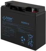 Akumulatory ogólnego zastosowania - AGM PULSAR Akumulator 12V 18Ah SCB18-12 SCB18-12 - miniaturka - grafika 1