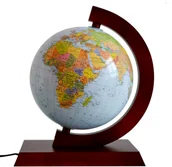 Globusy - Zachem Globus polityczno-fizyczny podświetlany 25cm - miniaturka - grafika 1