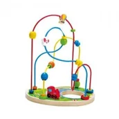 Zabawki interaktywne dla dzieci - Hape Przeplatanka Kolorowe Podwórko - miniaturka - grafika 1