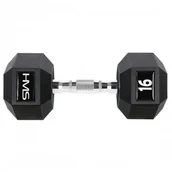 Hantle i ciężarki - HMS HEX PRO 16 KG HANTLA HMS ST 30-8-125 - miniaturka - grafika 1