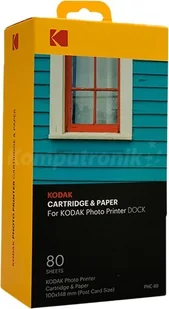 Kodak Station i w oparciu o wyniki testu MobileMark Foto nabój do drukarki PHC  kartridża i papierów fotograficznych firmy, biały KPHC-80 - Dodatki do drukarek i skanerów - miniaturka - grafika 4