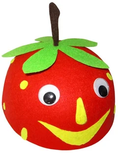 Gama Ewa Kraszek Gama Ewa Kraszek, czapka filcowa Truskawka - Stroje karnawałowe - miniaturka - grafika 4