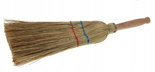 Miotła Ze Słomy Ryżowej Ryżowa Mała Miotełka Sorgo - Miotły, szufle, mopy - miniaturka - grafika 2