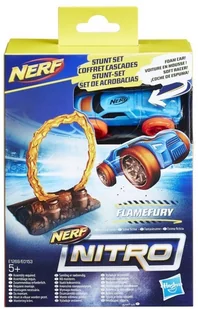 Hasbro Nerf Nitro Samochodzik Samochodzik Flamefury Stunt Set - Samochody i pojazdy dla dzieci - miniaturka - grafika 2