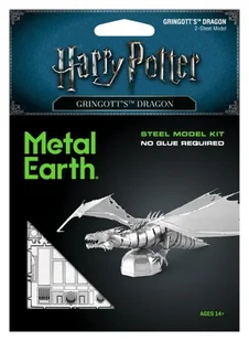 DRAGON Fascinations Model do składania Metal Earth Harry Potter Gringotts Smok mms443 - Figurki dla dzieci DRAGON Fascinations Model do składania Metal Earth Harry Potter Gringotts Smok mms443 - Figurki dla dzieci - miniaturka - grafika 2