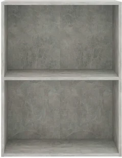 vidaXL 2-poziomowy regał, betonowy szary, 60x30x76,5 cm, płyta wiórowa - Regały - miniaturka - grafika 4