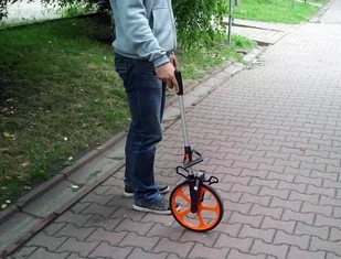 Nedo Drogomierz kołowy Econo z plecakiem 703126 - Sprzęt geodezyjny - miniaturka - grafika 2