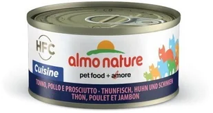 Almo Nature HFC Cuisine - tuńczyk, kurczak i szynka 70 g - Mokra karma dla kotów - miniaturka - grafika 2