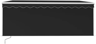 VidaXL Lumarko Ręcznie zwijana markiza z zasłoną, 3,5x2,5 m, antracytowa 3069399 VidaXL - Markizy - miniaturka - grafika 7