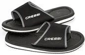 Pływanie - Cressi Lipari klapki kąpielowe na basen i plażę dla dorosłych i dzieci, czarny, 40 EU VB951640 - miniaturka - grafika 1