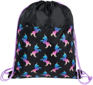 St. Majewski Worek na obuwie SO1 TĘCZOWE JEDNOROŻCE St.Right 726244 - Worki na buty - miniaturka - grafika 2