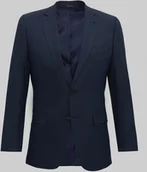 Marynarki męskie - Borgio marynarka do zestawu stranoa granatowy slim fit - miniaturka - grafika 1