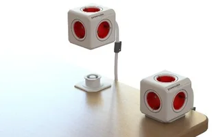 PowerCube Listwa zasilająca Allocacoc Extended1.5 m czerwona Typ F 1306RD/DEEXPC - Listwy zasilające - miniaturka - grafika 2