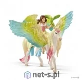 Schleich Bayala Zestaw Wróżka SurahZ migoczącym pegazem SLH70566 - Figurki dla dzieci - miniaturka - grafika 6