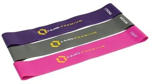 HMS GUMY DO ĆWICZEŃ ZESTAW GU04 PRO SET 17-33-101 - Gumy, taśmy, ekspandery - miniaturka - grafika 3