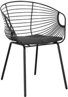Krzesła - Intesi Krzesło Sligo czarne - miniaturka - grafika 1