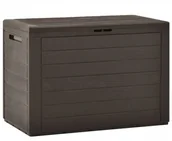 Skrzynie ogrodowe - Brązowa zamykana skrzynia ogrodowa D9-G51 - miniaturka - grafika 1