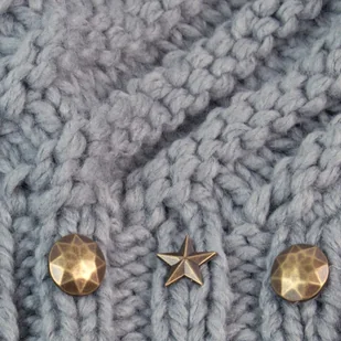 Art of Polo Zimowa czapka i gruby splot - Czapki damskie - miniaturka - grafika 3