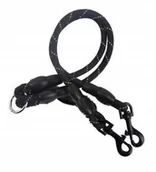 Smycze dla psów - Haas F1 Team Rozdzielacz dwójnik dla psa 0,8x40 cm czarny - miniaturka - grafika 1